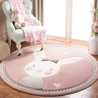 Cartoon Animal round Carpet Girl Room Rug Baby Crawling Mat Living Room Rugs Baby Children Room Mat Rug Children Rugs Home Decor