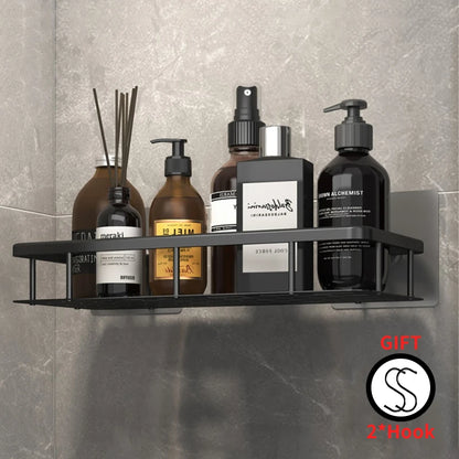 Bathroom Shelves Wall Amount Shower Shelf Bathroom Organizer Cosmetic Shower Shelves Storage Holder Bathroom Accessories Set