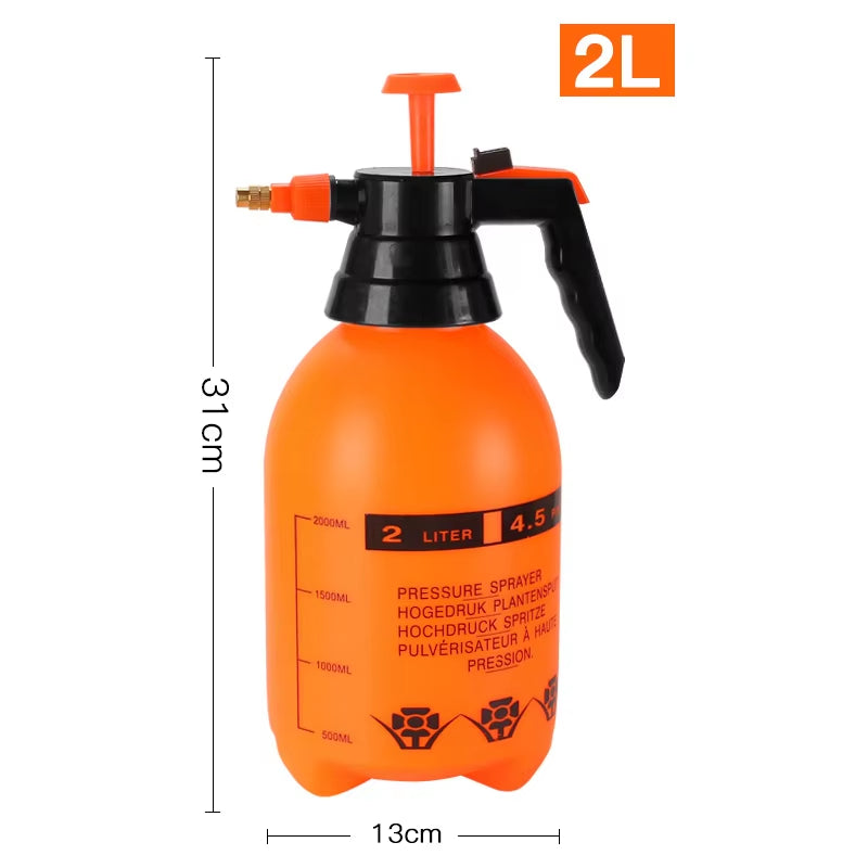 1-Piece Hand Pressure Water Sprayer Trigger Air Pump Garden Disinfection Sprayers Spray Bottle Car Cleaning Sprayer Watering Can