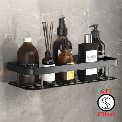 Bathroom Shelves Wall Amount Shower Shelf Bathroom Organizer Cosmetic Shower Shelves Storage Holder Bathroom Accessories Set