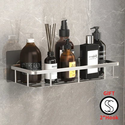 Bathroom Shelves Wall Amount Shower Shelf Bathroom Organizer Cosmetic Shower Shelves Storage Holder Bathroom Accessories Set