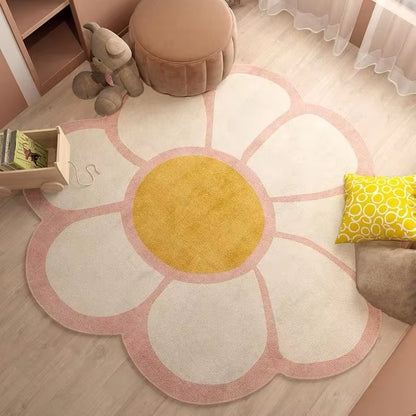 Cartoon Animal round Carpet Girl Room Rug Baby Crawling Mat Living Room Rugs Baby Children Room Mat Rug Children Rugs Home Decor