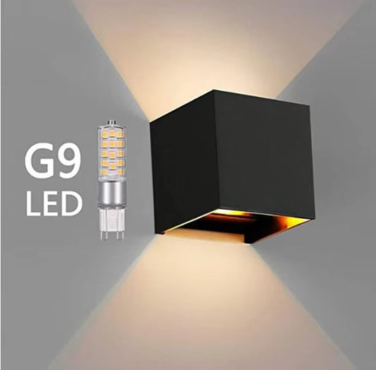 G9 Bulb Garden Wall Lamp IP65 Waterproof Light Fixture Indoor/Outdoor Lighting Decoration Aluminum 110V/220V Lampara Pared