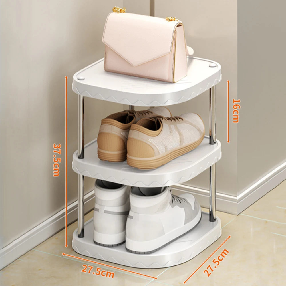 Simple Multi-Layer Shoe Organizer Simple Shoes Rack Plastic Storage Cabinet Bedroom Storage Cabinet Plastic Creative Shoe Rack