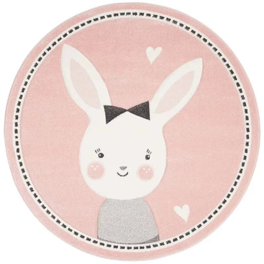 Cartoon Animal round Carpet Girl Room Rug Baby Crawling Mat Living Room Rugs Baby Children Room Mat Rug Children Rugs Home Decor